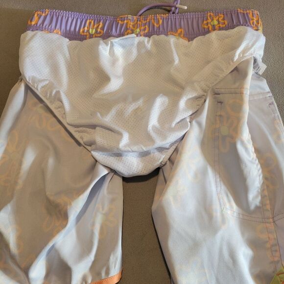Sovereign Code Purple Flower Swim Bottom Short Men Size Medium - Picture 6 of 9